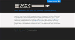 Desktop Screenshot of jackaudio.org